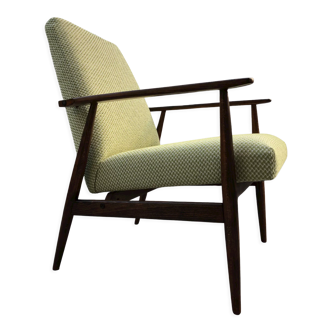 Fauteuil olive par Henryk Lis, Europe, années 1960