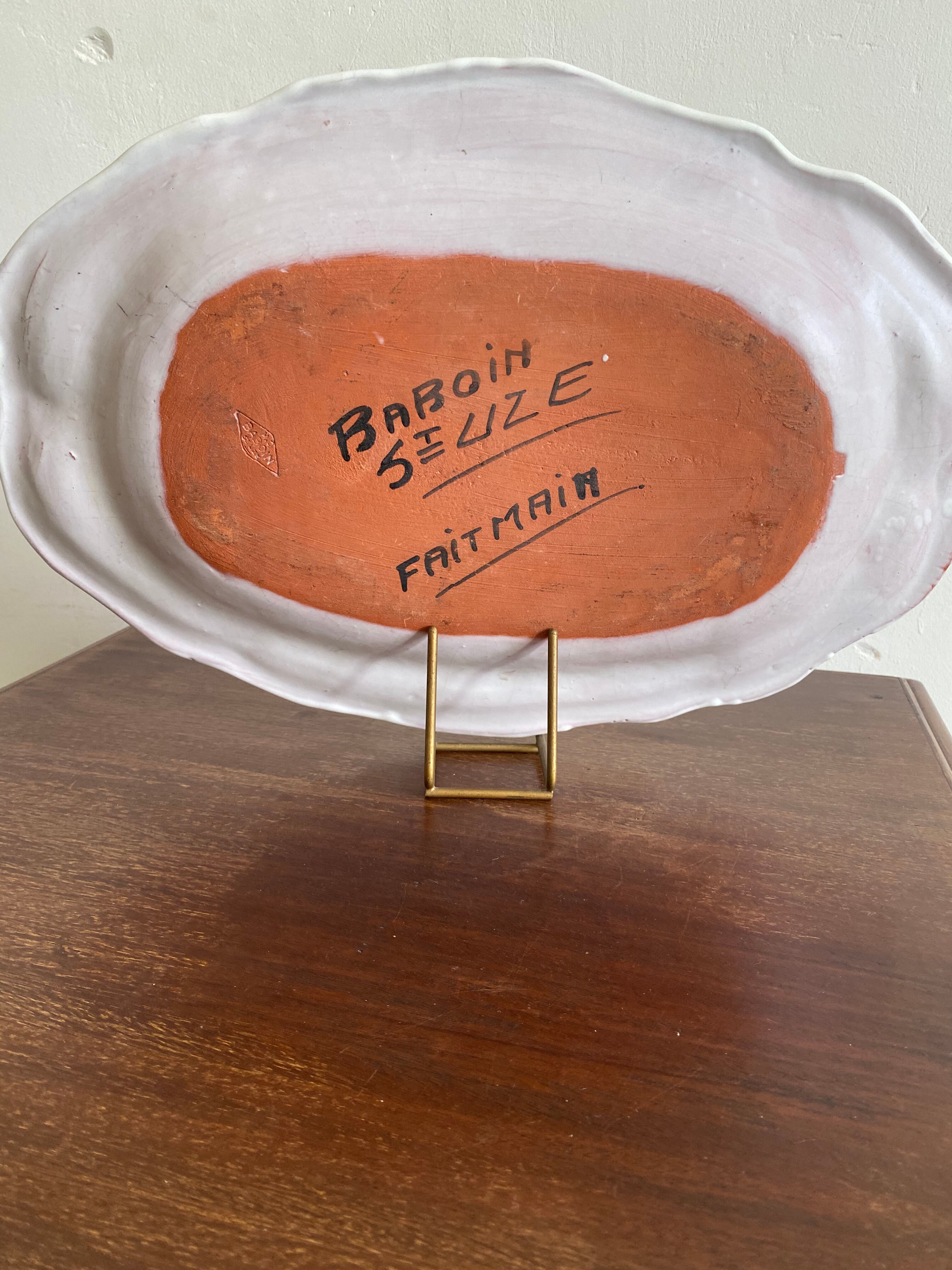 St. Uze's earthenware serving dish