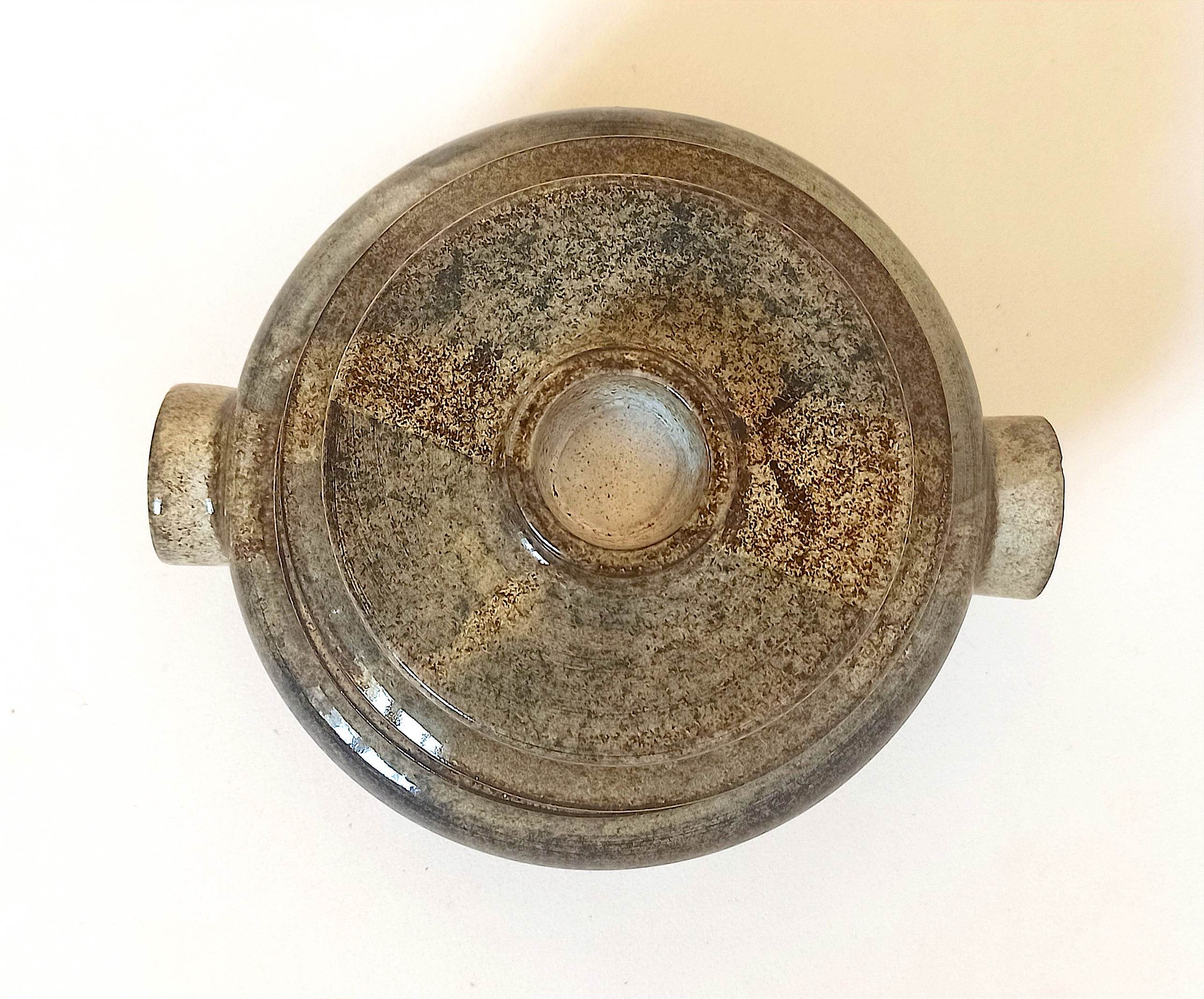 Ceramic biscuit tin 70s