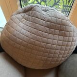 Fauteuil nubilo gris/beige