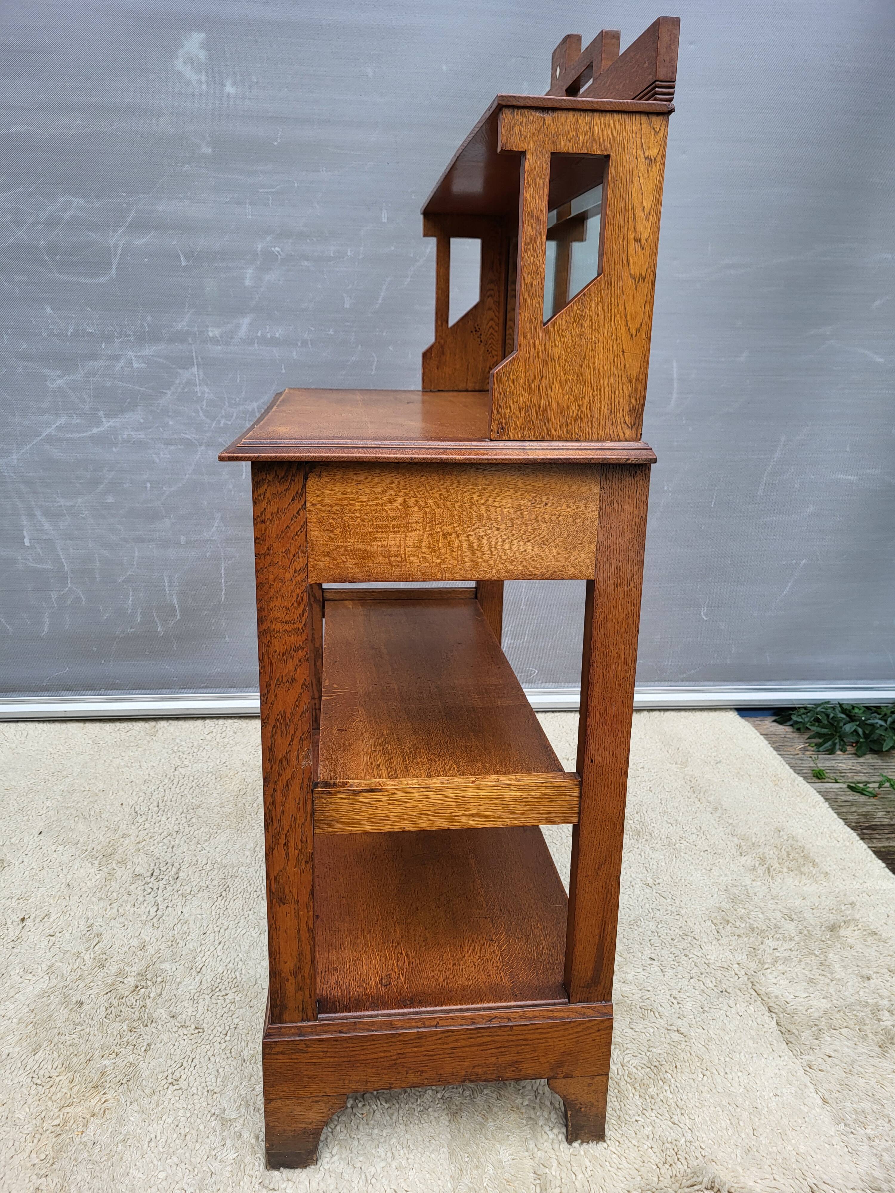 Art Nouveau 1900 Arts & Crafts Serving Trolley