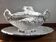Large antique Italian soup tureen from Val del Brenta with tray – ceramic