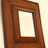 Rustic square mirror