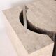Coffee table in faux marble