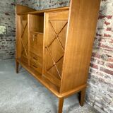 Vintage 1950 oak storage unit / secretary