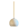 Vintage Danish Topan style pendant - Danish design lamp