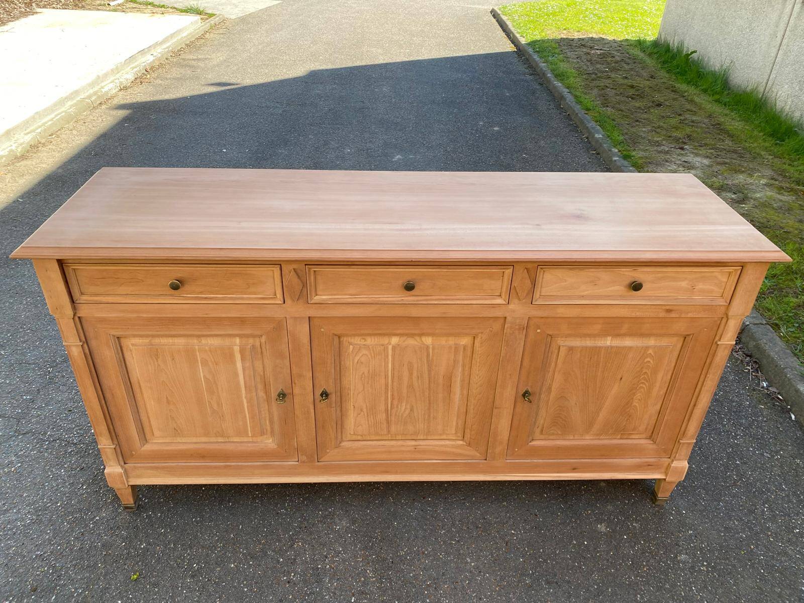 Louis XVI Imperial Sideboard in Solid Oak 190cm