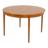 Danish teak extendable table with 2 leaves, 1960s
