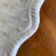 Ceramic compartmentalized leaf appetizer dish