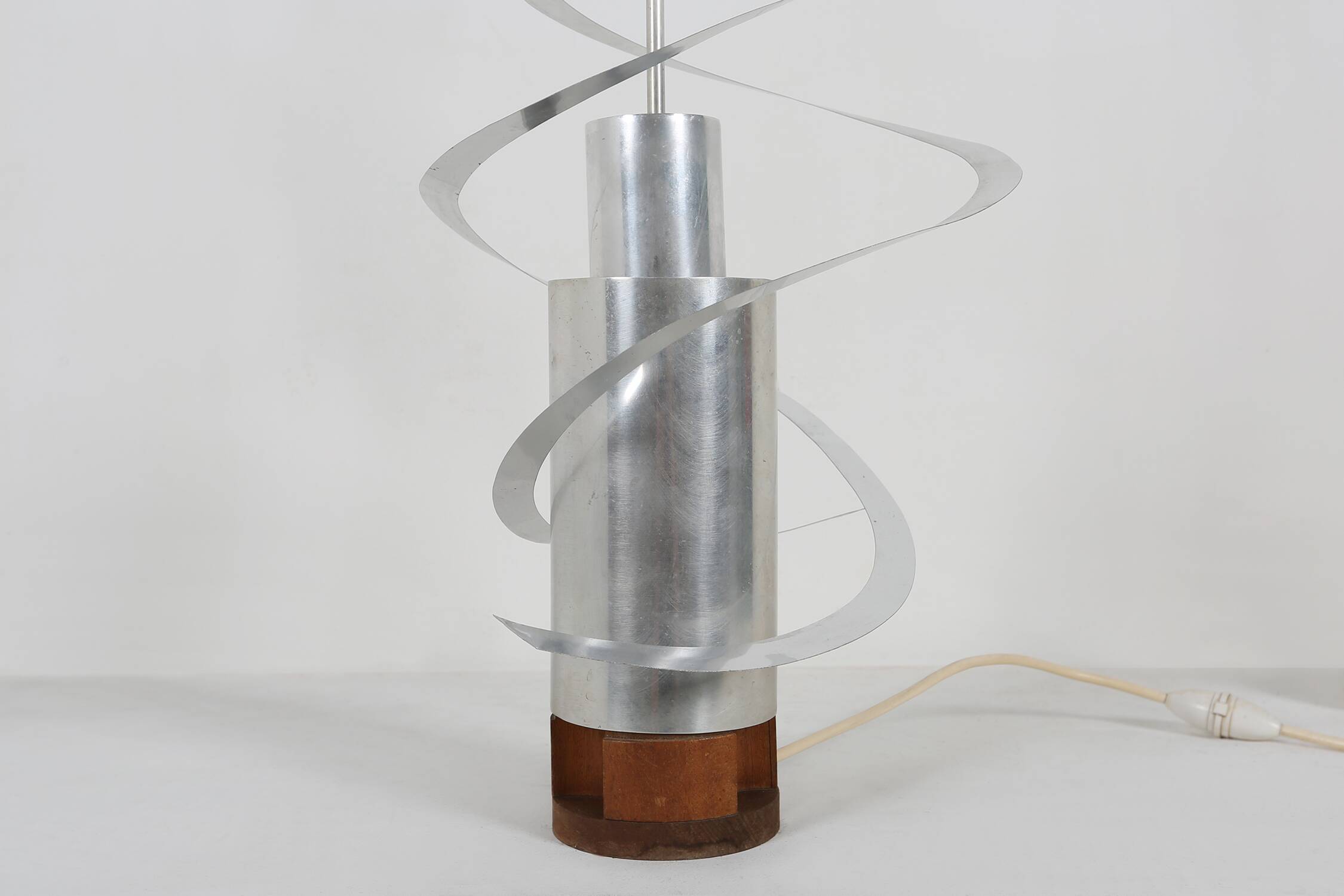 Kinetic Spiral Light Sculpture from Werner Epstein, 1972