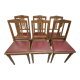 Set of 6 art-deco chairs