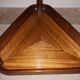 Majorelle pedestal table with thistle