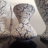 3 ceramic vases “Grès des neiges” France