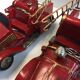 Collector toys duo of old miniature fire trucks 1930
