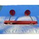 Vintage red metal pendant light