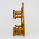 Vintage wall shelf in black bamboo, shelf or to be laid or hung. Year 70