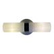 Wall lamp tube white glass and chrome metal vintage lighting LAMP-7428