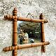 Antique mirror french wall mirror faux bamboo