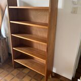 Shelf, solid wood bookcase, 1960s