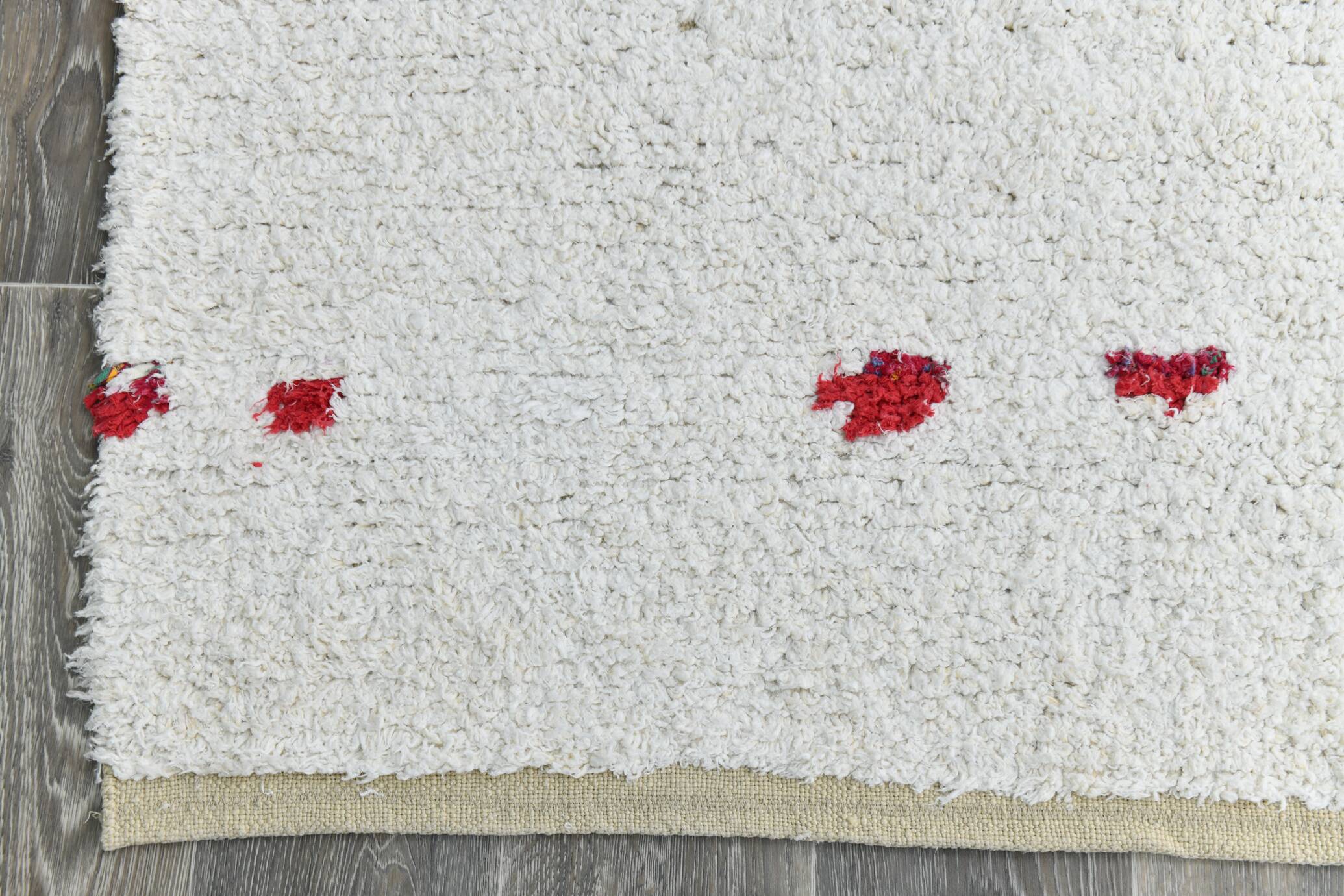 6x9 Off White Contemporary Vintage Rug, 198x277Cm