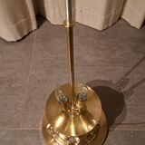 Murano glass and gilded brass lamp