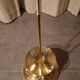 Murano lamp in glass and gilded brass