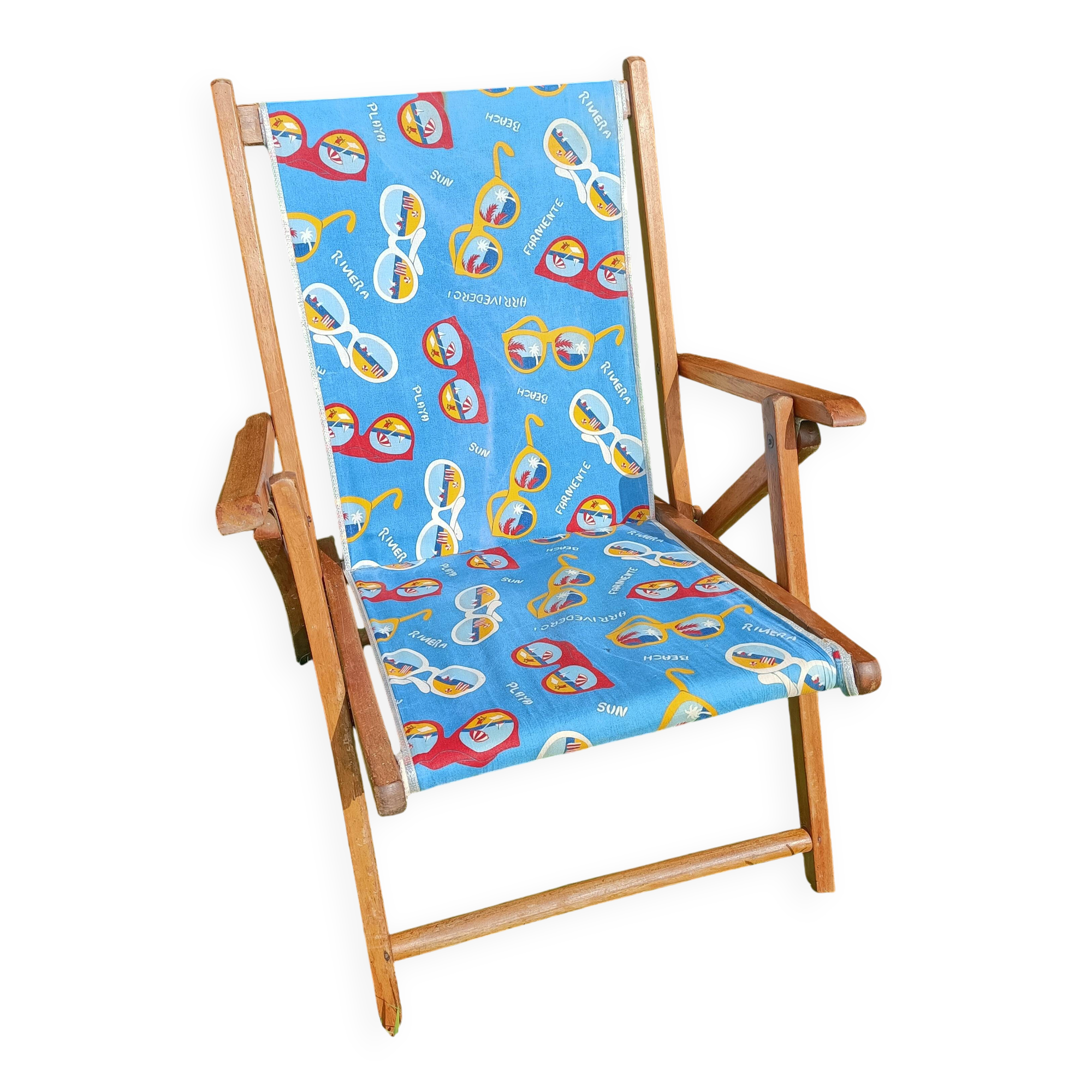 Retro wooden folding chair Plideal 💐