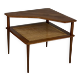 Table basse d'angle Minerva en teck Hvidt Mølgaard-Nielsen danoise