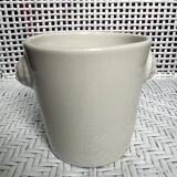 White porcelain pot cover limoges lion's head