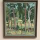 Huile su panneau suédoise – « Forêt » par Bertil Lundgren (1900–1979)