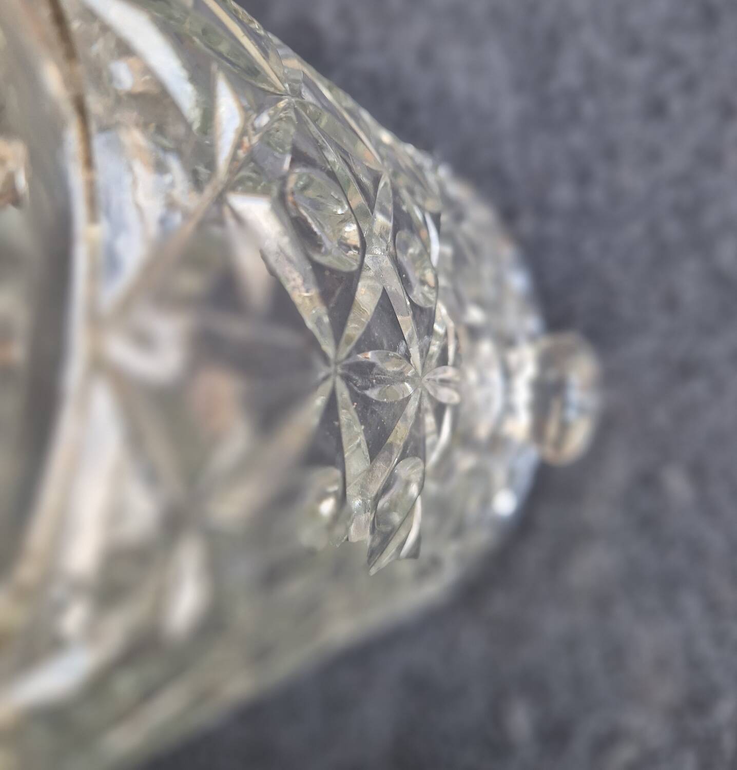70s/80s glass champagne bucket