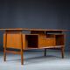 Teak 75 desk from Omann Jun, 1960s