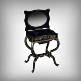 Painted wooden work table, Napoleon III period – mid 19th century