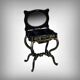 Painted wooden work table, Napoleon III period – mid 19th century
