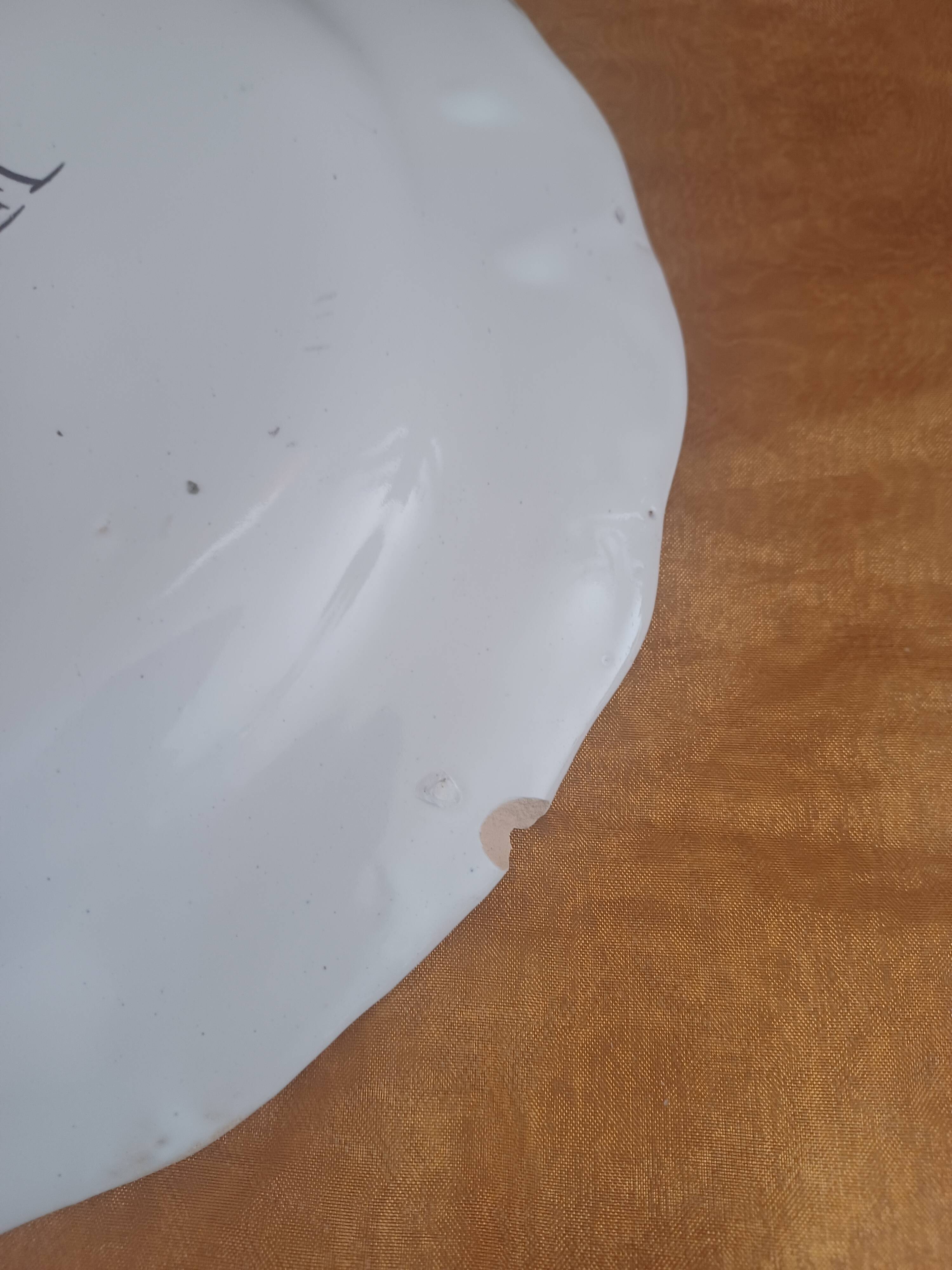 Rouen Earthenware Plate XVIII