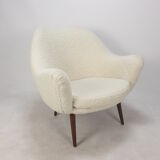 Mid century scandinavian lounge chair, 1950's