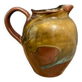 Pitcher pitcher in glazed sandstone type La Borne