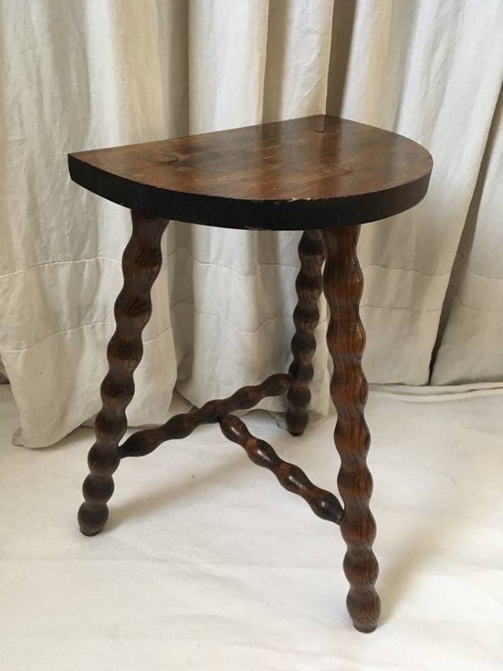 Tripod stool from the 1950s
