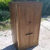 Art Deco wood and brass extra furniture