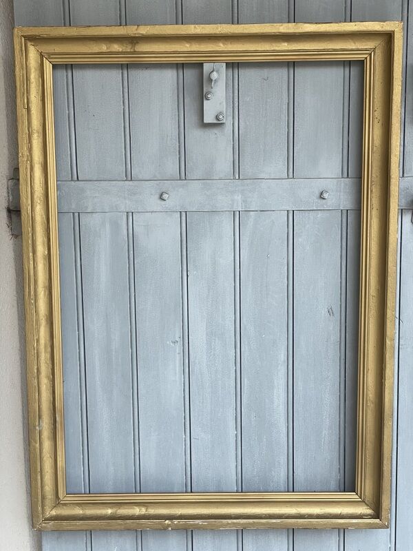 Old gilded frame