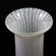 Vase Art Deco Murano Double Latticino Glass-1930s