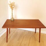 Mid-Century Modern Wooden Coffee Table: 1970s Vintage Lounge Decor