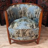 Pair of Art Deco mahogany armchairs