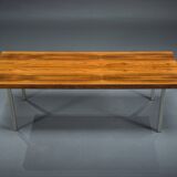 Coffee Table in Rosewood & Chrome, 1960s