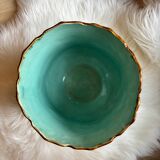 Majolica pot with signs
