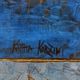 Abstract geometric table by Katia Korzin, painting on canvas.