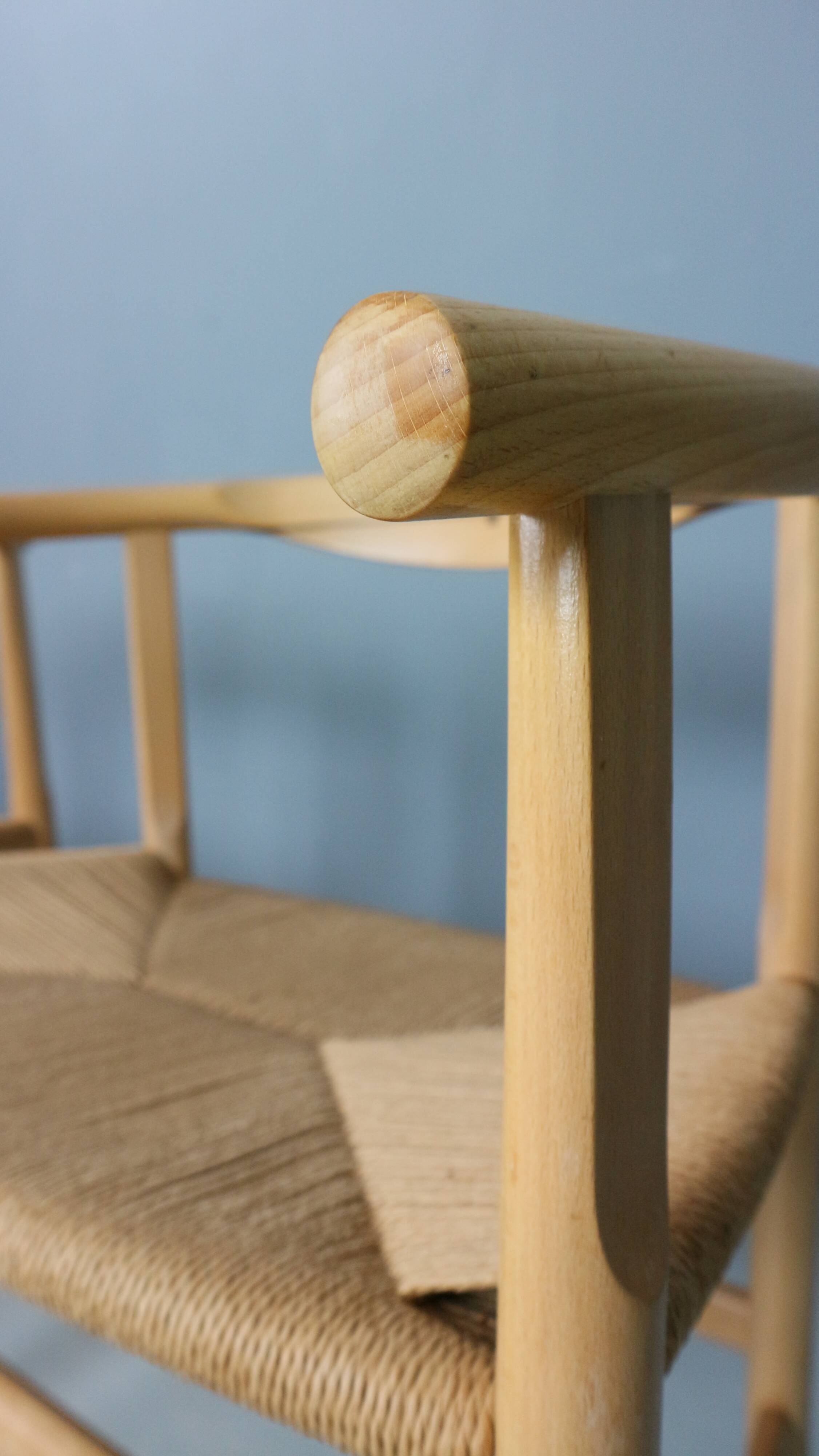 Set of four vintage First Chair PP201 by Hans J Wegner for Pp Furniture, De