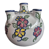 Vase pique flowers floral motif orchies moulin 7 g.123