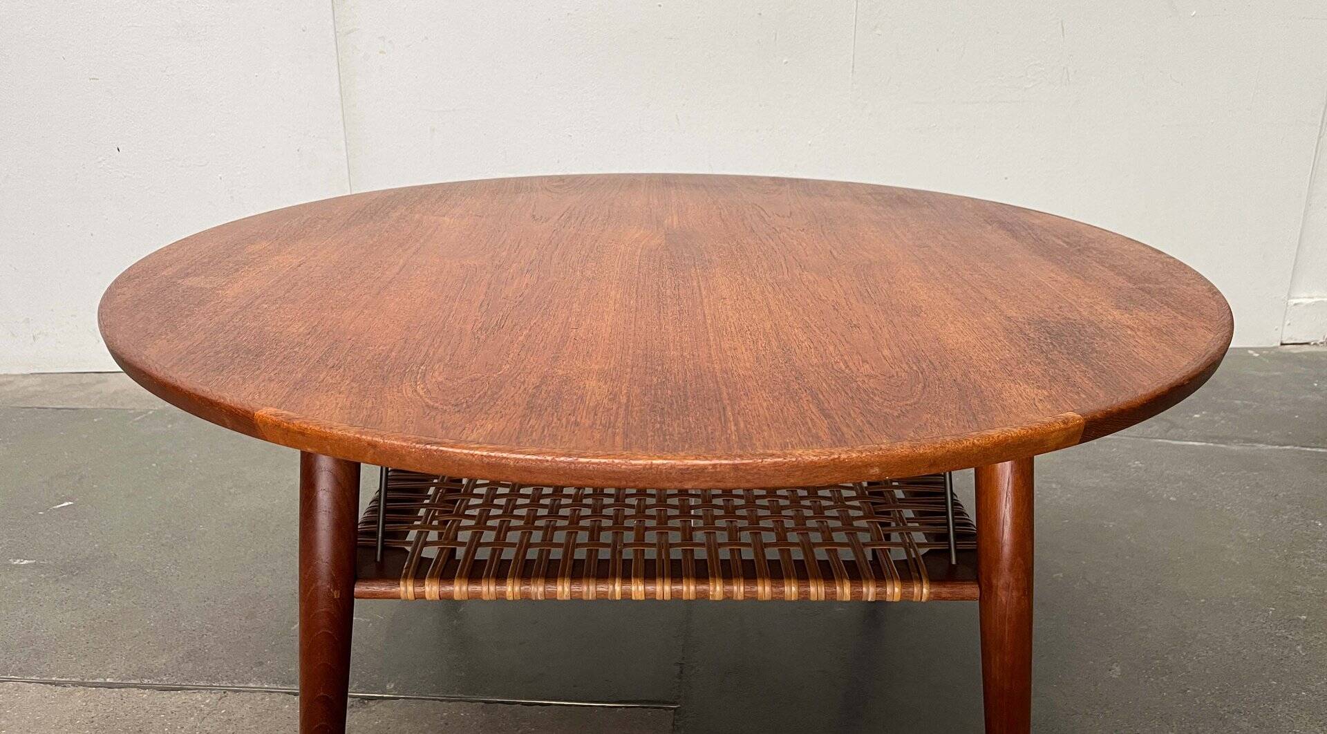 Mid-century modern Danish teak coffee table from the 1960s.