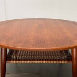 Mid-century modern Danish teak coffee table from the 1960s.
